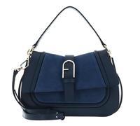 Furla Cuir sac à épaule bandoulière Flow Top Handle Toni Grigio Blu bleu gris