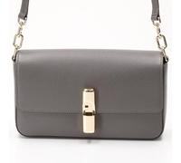 Furla Cuir sac à épaule bandoulière Iride Crossbody Bag Urban Gray gris foncé