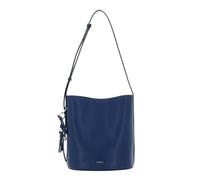 Furla Cuir sac à épaule bandoulière Roxie Bucket Bag Indigo bleu