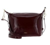 Furla Cuir sac à épaule bandoulière Tonie Vernice Venice Hobo Bag Rubino bordeaux