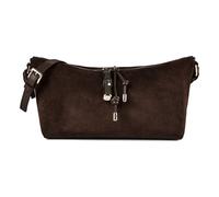 Furla Debby Sac à bandoulière Cuir véritable 25.5 cm brun