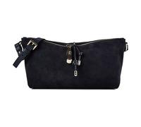 Furla Debby Sac à bandoulière Cuir véritable 25.5 cm noir