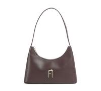 Furla Diamante Mini Sac porté épaule marron, cuir finement grainé, femme