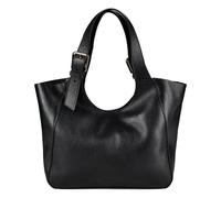 Furla Dora Sac à bandoulière M Cuir véritable 42 cm noir