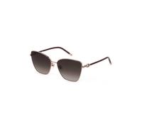 Furla, Femme, Accessoires, Gris, Taille: ONE Size Lunettes de soleil Cat Eye en métal marron