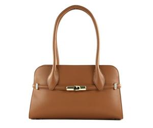 Furla Goccia Dome Shoulder Bag M Brandy