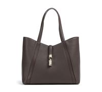 Furla Cuir sac shopper Goccia Tote Bag Cioccolato marron foncé