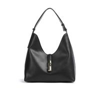 Furla Goccia M Sac fourre-tout noir, cuir de veau finement grainé, femme