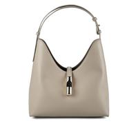 Furla Goccia Sac à bandoulière Cuir véritable 30 cm blanc