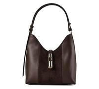 Furla Sac à bandoulière Goccia S Cuir véritable 23,5 cm brun