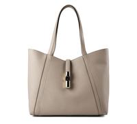 Furla Goccia Sac de shopper L Cuir véritable 37 cm gris
