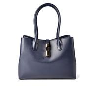 Furla Goccia Sac de shopper M Cuir véritable 33 cm bleu