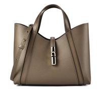 Furla Goccia Sac de shopper S Cuir véritable 28 cm gris