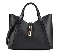 Furla Goccia Sac de shopper S Cuir véritable 28 cm gris