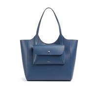 Furla Lea M Cabas bleu, cuir finement grainé, femme