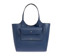 Furla - Lea Medium Shopper Bag - Femme - Sacs - Bleu - Taille: ONE Size