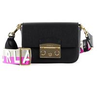 FURLA Metropolis Mini Crossbody Webbin Nero + Marno Violet