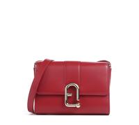 Furla Nuvola S Sac bandoulière rouge, cuir finement grainé, femme