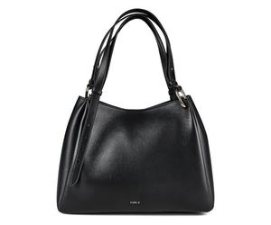Furla Nuvola Sac à bandoulière L Cuir véritable 37 cm noir