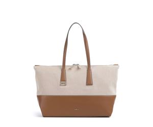 Furla Olivia L Cabas marron, cuir grainé, femme
