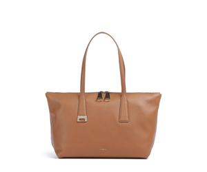 Furla Olivia M Cabas marron, cuir de veau grainé, femme