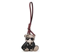 Furla Porte-clés Rider en cuir, 7,5 cm noir