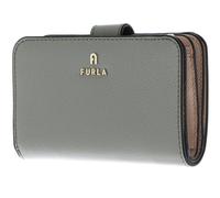 FURLA Porte-monnaie gris en cuir pour femme - Camelia Compact Wallet M Agave - Ballerina 290400