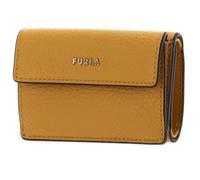 FURLA Porte-monnaie jaune en cuir pour femme - Babylon Compact Wallet S Girasole i 168494