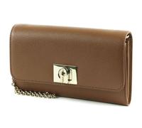 FURLA Porte-monnaie marron en cuir pour femme - 1927 Chain Wallet Cognac H 186953