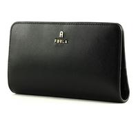 FURLA Porte-monnaie noir en cuir pour femme - Camelia Continental Bifold Nero 257012