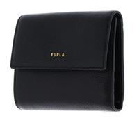 FURLA porte-monnaie Vitello Night Goccia Compact Wallet M Nero