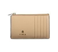 Furla - Portefeuille en cuir avec multiples fentes pour cartes et compartiment à billets - Femme - Accessoires - Beige - Taille: ONE Size