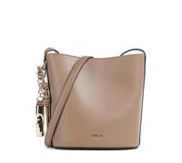 Furla Roxie Mini Sac seau marron, cuir grainé, femme
