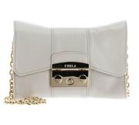 FURLA Sac à épaule bandoulière crème en cuir pour femme - Metropolis Mini Crossbody Remix XS Marshmallow 239523