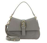 FURLA Sac à épaule bandoulière gris en cuir pour femme Flow Mini Top Handle Cenere 269869