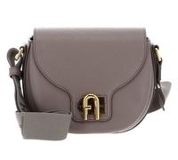 FURLA Sac à épaule bandoulière taupe en cuir pour femme - Lotus Mini Crossbody Bag Stucco Gray + Toni Stucco Gray 307904