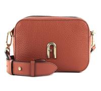 FURLA Sac à épaule bandoulière terracotta en cuir pour femme - Primula Mini Crossbody Cannella 225079