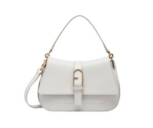 Furla - Sac à poignée supérieure Flow M - Femme - Sacs - Blanc - Taille: ONE Size