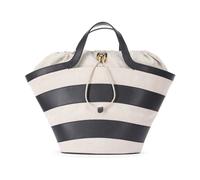 Furla - Sac Shopper à Rayures avec Poignées en Cuir - Femme - Sacs - Beige - Taille: ONE Size