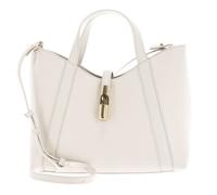 FURLA Sac shopper crème en cuir pour femme - Goccia Tote Bag S Panna 311361