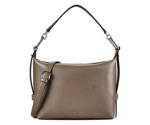 Furla Tonie Sac à bandoulière Cuir véritable 27.5 cm gris