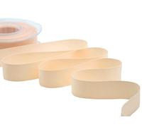 FURLANIS - Éco-Taffetas, 100% Polyester Recyclé, Ruban Décoratif pour l'Emballage, Faveurs, Cadeaux, Tissu Italien - Rose Abricot Clair, 25 mm x 25 m