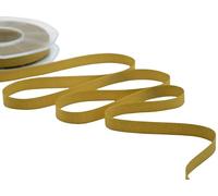 Furlanis - Éco-Taffetas, 100% Polyester Recyclé, Ruban Décoratif pour l'Emballage, Faveurs, Cadeaux, Tissu Italien - Moutarde, 10 mm x 25 m