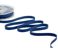 Furlanis - Gros Grain, Ruban Décoratif pour l'Emballage, Faveurs, Tissu Italien - Bleu Foncé, 10 mm x 20 m