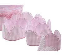 Furlanis H1350 B20 25 Lot de confiseries, 90 Bandes 5 pétales en Taffetas Bamby Rose, 15 x 15 x 7 cm