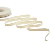Furlanis - Polycoton, Ruban Décoratif pour l'Emballage, Faveurs, Tissu Italien - Ivoire, 10 mm x 25 m