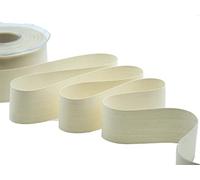 Furlanis - Polycoton, Ruban Décoratif pour l'Emballage, Faveurs, Tissu Italien - Ivoire, 35 mm x 25 m