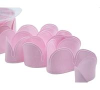 Furlanis - Porte dragées Petals Cotone, Tissu Italien - Rose Bébé, 25 m
