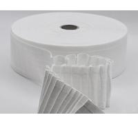Furlanis - Ruban Fronceur pour Stores Multi-Poches Poche Continue 2 Cordes, Tissu Italien - 70 mm