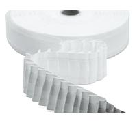 FURLANIS - Ruban Fronceur pour Stores Poche Continue 2 Cordes, Tissu Italien - 50 mm